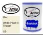 Preview: Kia, White Pearl II Tricoat, U3: 500ml Lackdose, von ATW Autoteile West.